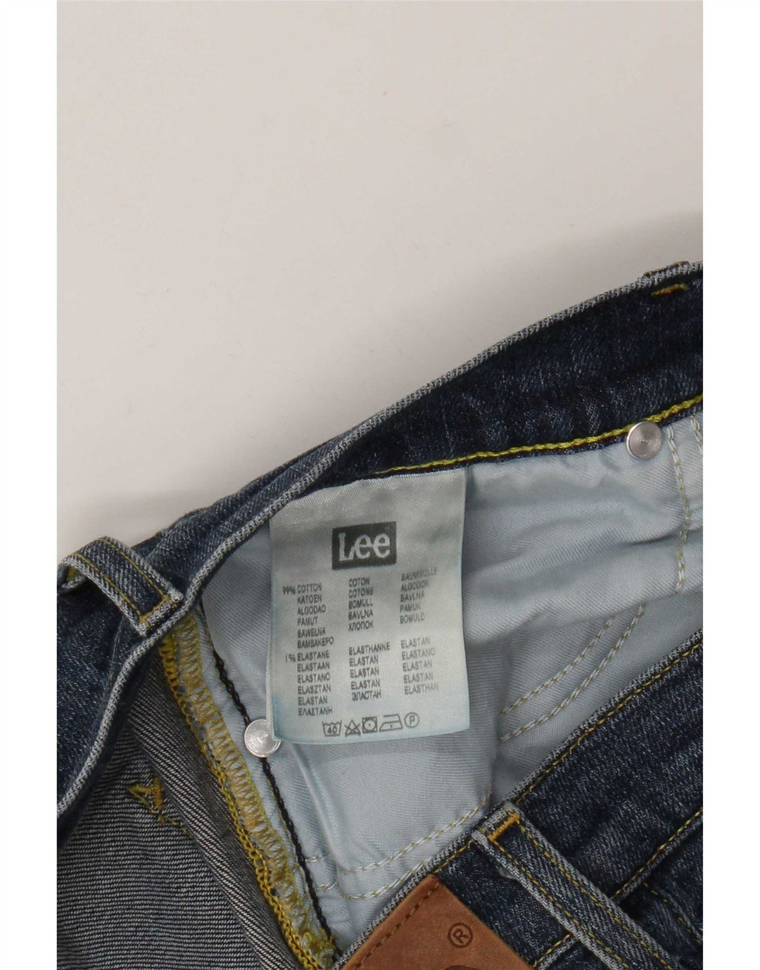 Мужские джинсы Lee Powell Slim W34 L34, темно-синий, хлопок