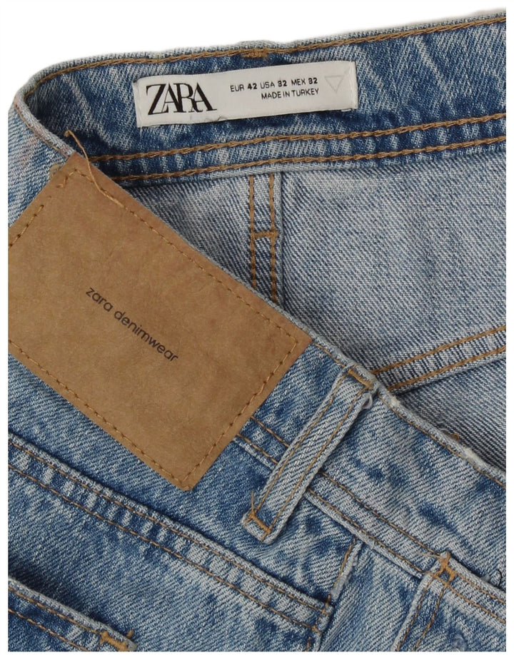 Мужские джинсовые шорты Zara EU 42, большие, W32, синие, хлопок