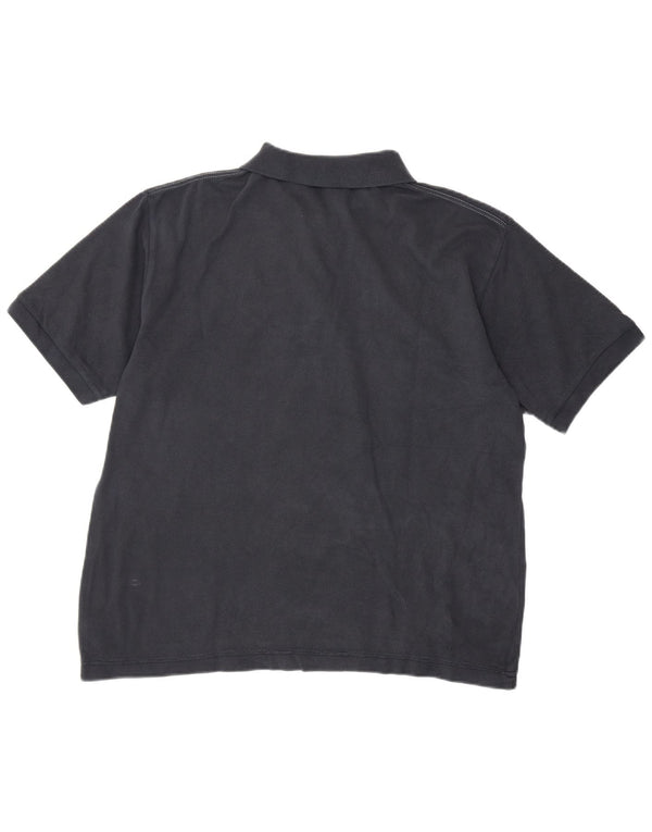 Мужская рубашка-поло KAPPA XL, темно-синяя, хлопок