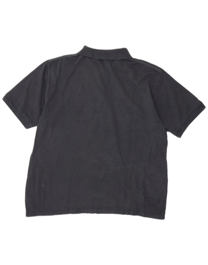 Мужская рубашка-поло KAPPA XL, темно-синяя, хлопок