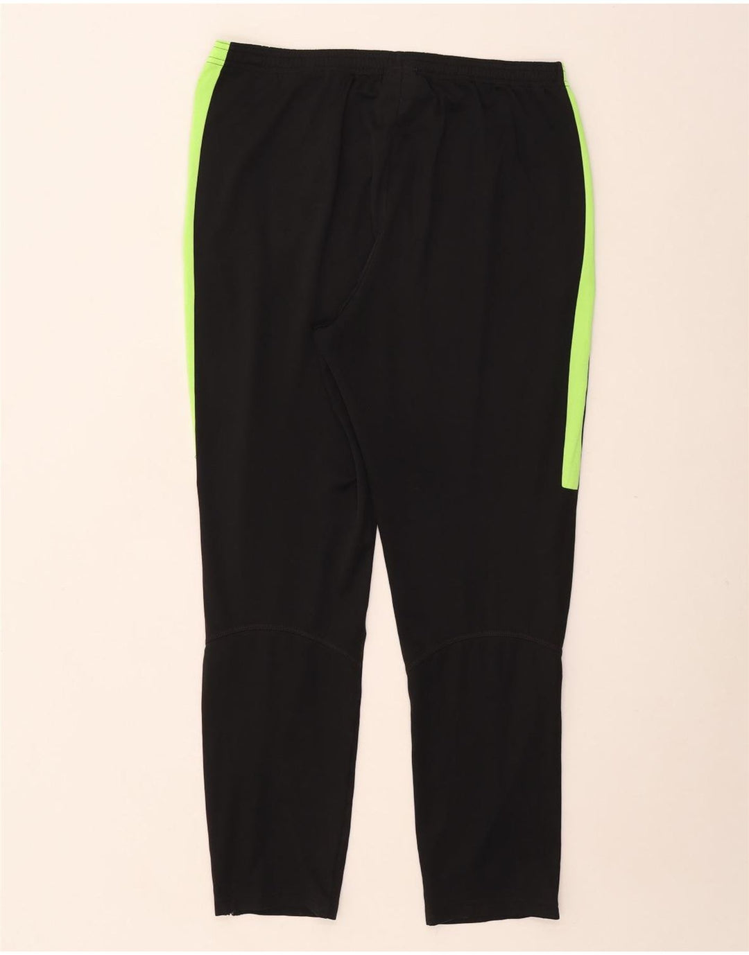 Мужские спортивные брюки NIKE Dri Fit, большие черные полиэстер с цветными блоками