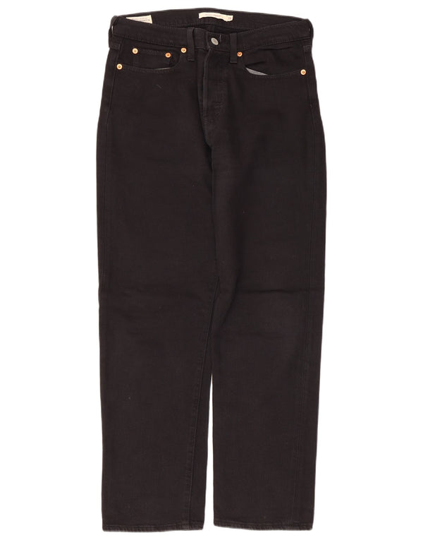 Женские прямые джинсы Levi's на танкетке W28 L26 черные