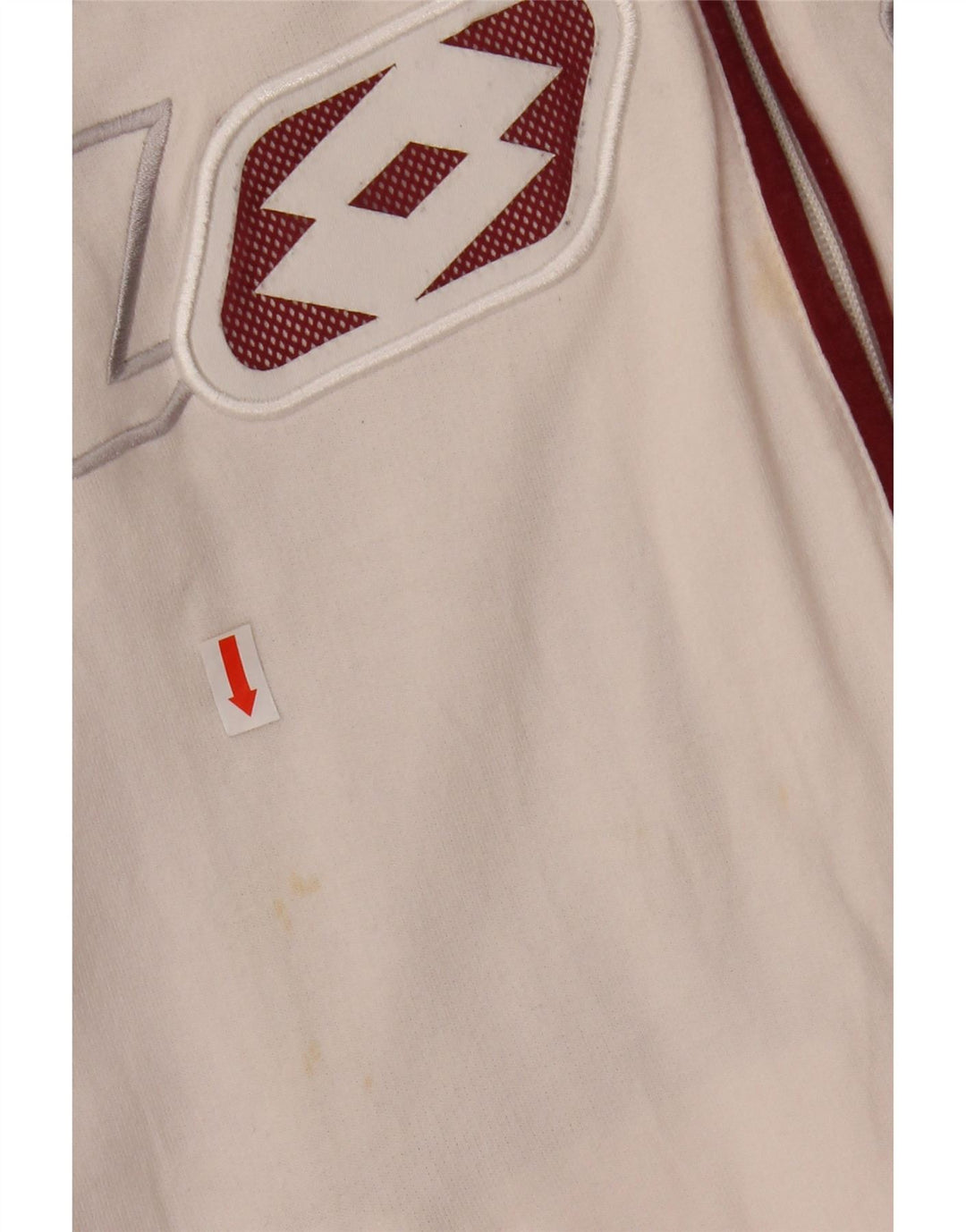 LOTTO Женский спортивный костюм с графическим рисунком, верхняя куртка UK 18 XL, белый с цветными блоками