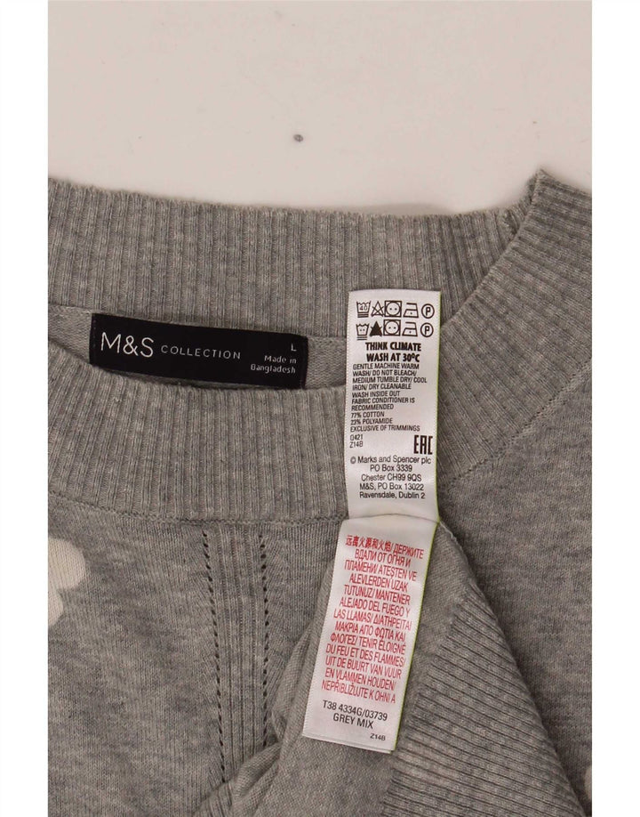 Женский джемпер с круглым вырезом Marks & Spencer, Великобритания, 16 больших размеров