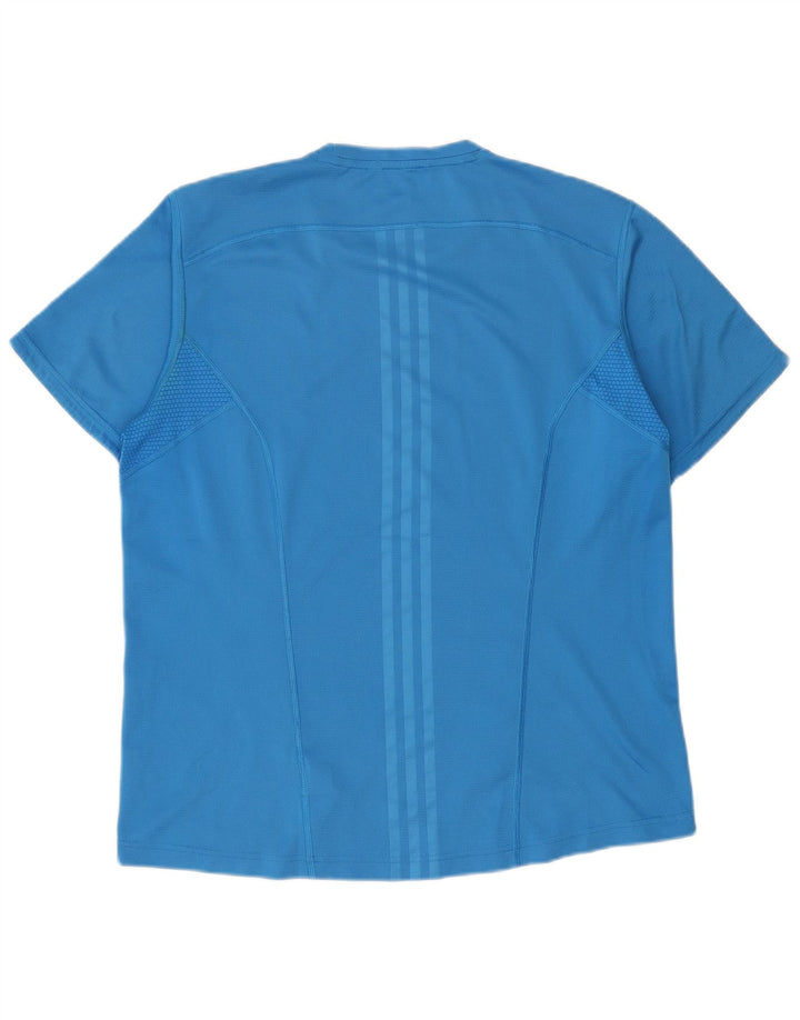 Мужская футболка Adidas Top Large Blue из полиэстера