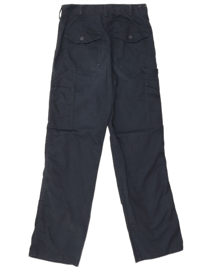 Мужские прямые брюки-карго Dickies W28 L31 темно-синие из полиэстера