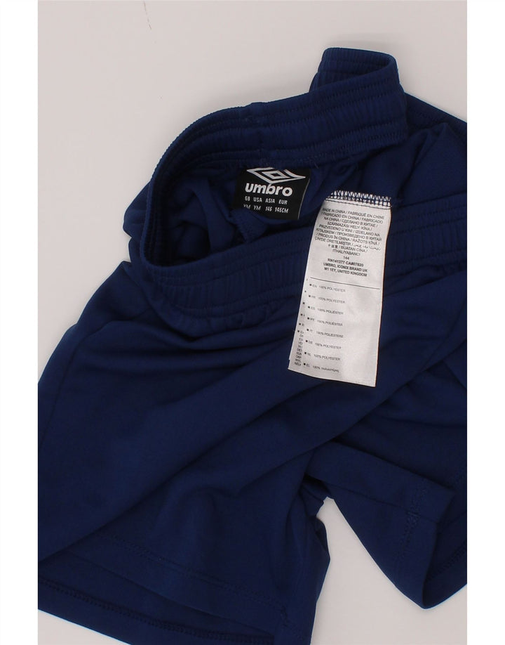 Спортивные шорты Umbro для мальчиков 9–10 лет, средние темно-синие, полиэстер