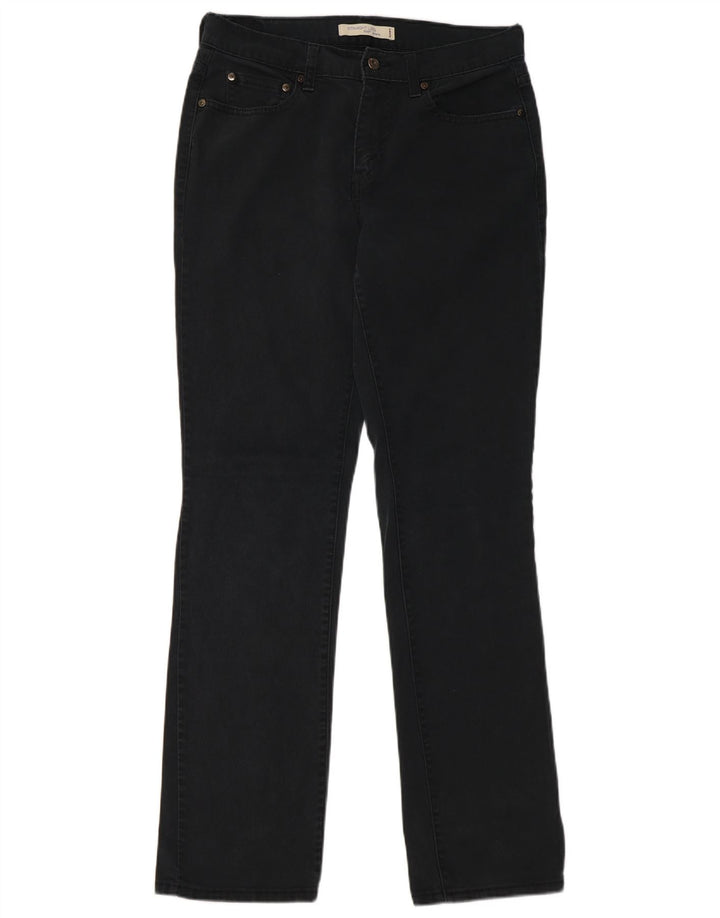 Женские прямые джинсы Levi's 505, США 8, средние W30 L32, темно-синие, хлопок
