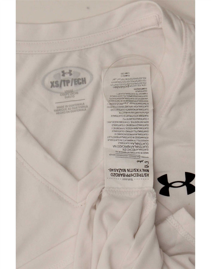 Мужская футболка Under Armour Top XS, белый полиэстер