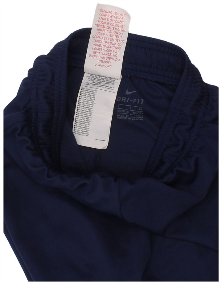 Спортивные шорты Nike для мальчиков 8–9 лет, маленькие, темно-синие, полиэстер