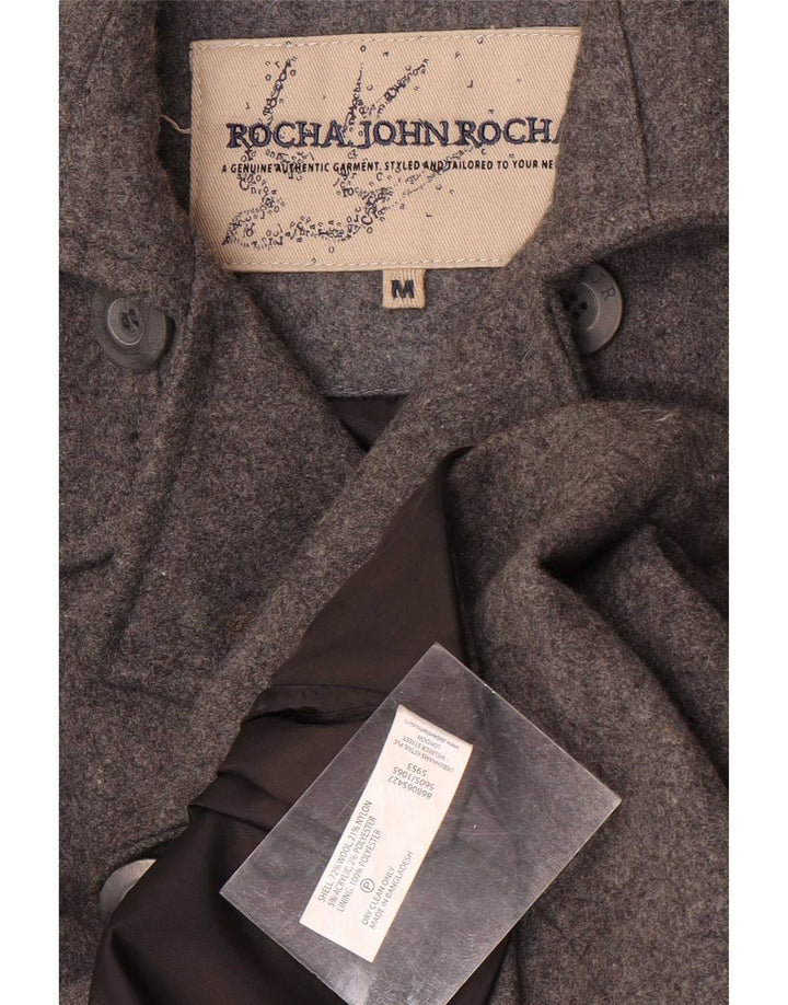 Мужское бушлат John Rocha UK 38, средний серый, шерсть