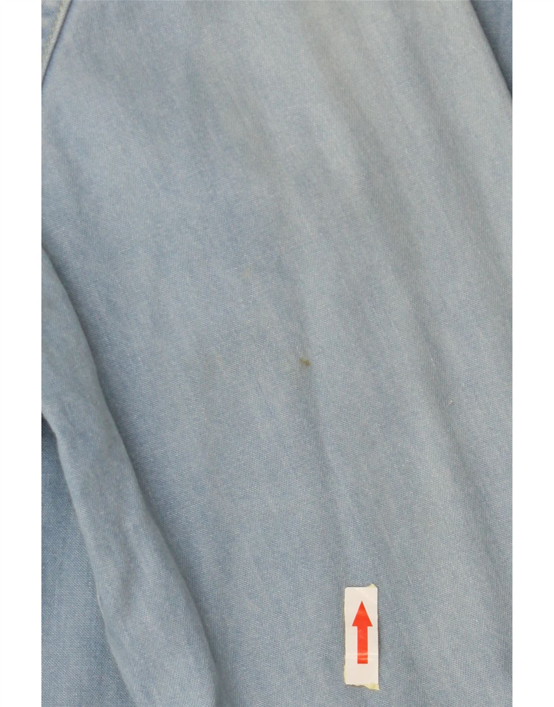 Мужская джинсовая рубашка LEE, большая синяя хлопковая ткань