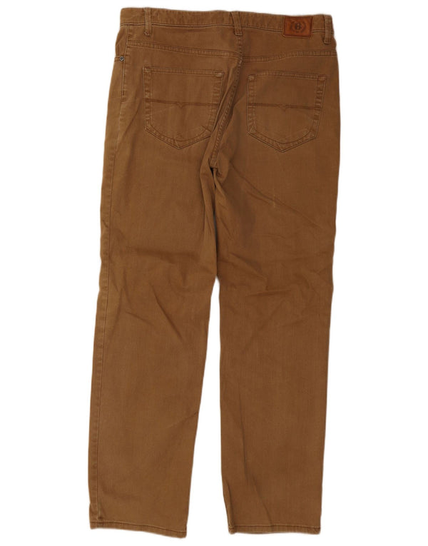 Мужские прямые джинсы Marks & Spencer Blue Harbour W34 L31, бежевый хлопок