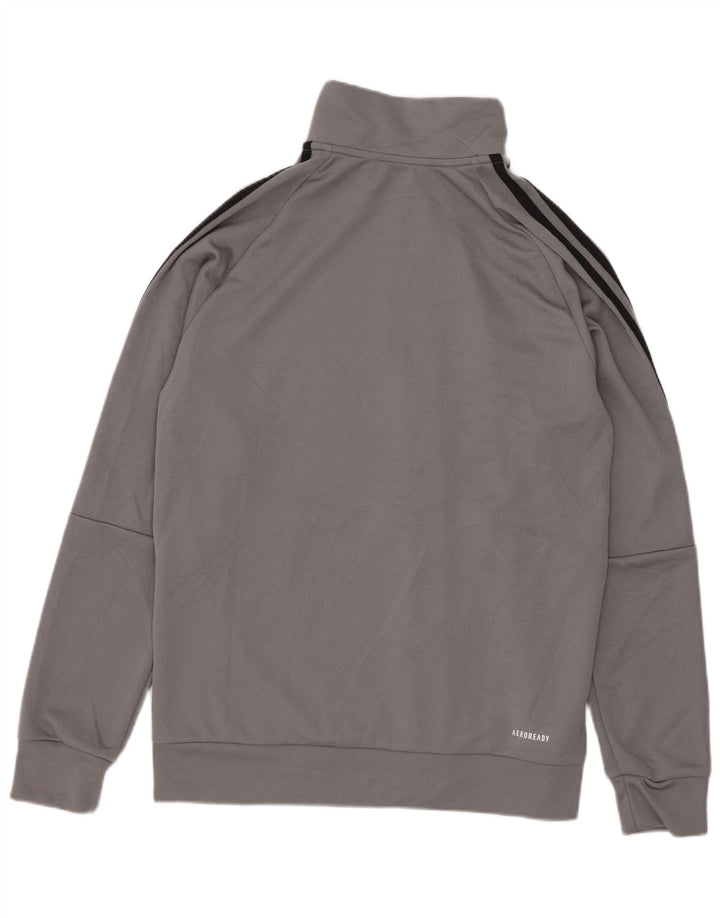 Спортивный костюм Adidas Aeroready для мальчиков 13–14 лет, серый полиэстер