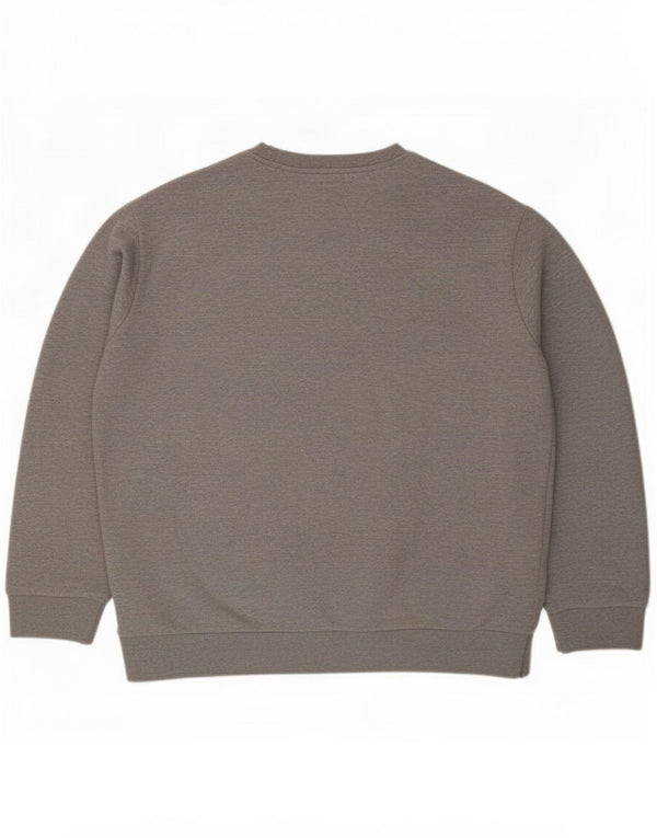 Levi's Mens Graphic Sweatshirt Jumper 2XL Grey Flecked Cotton