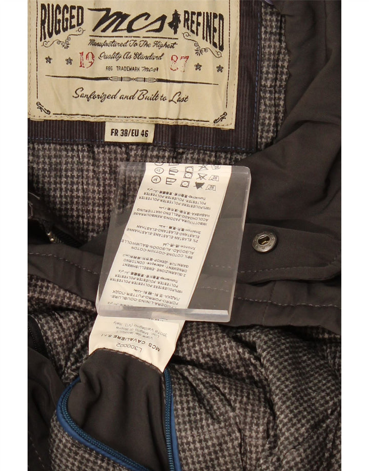 MARLBORO CLASSICS Mens Utility Jacket EU 46 Small Grey Polyester