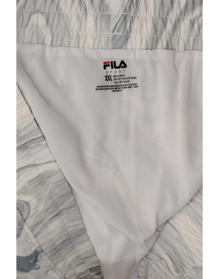 Женские спортивные шорты Fila UK 20 2XL, серый полиэстер тай-дай