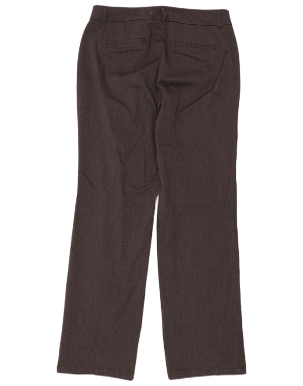 DOCKERS Женские прямые повседневные брюки идеального кроя (США 10), большие W32 L32, серые