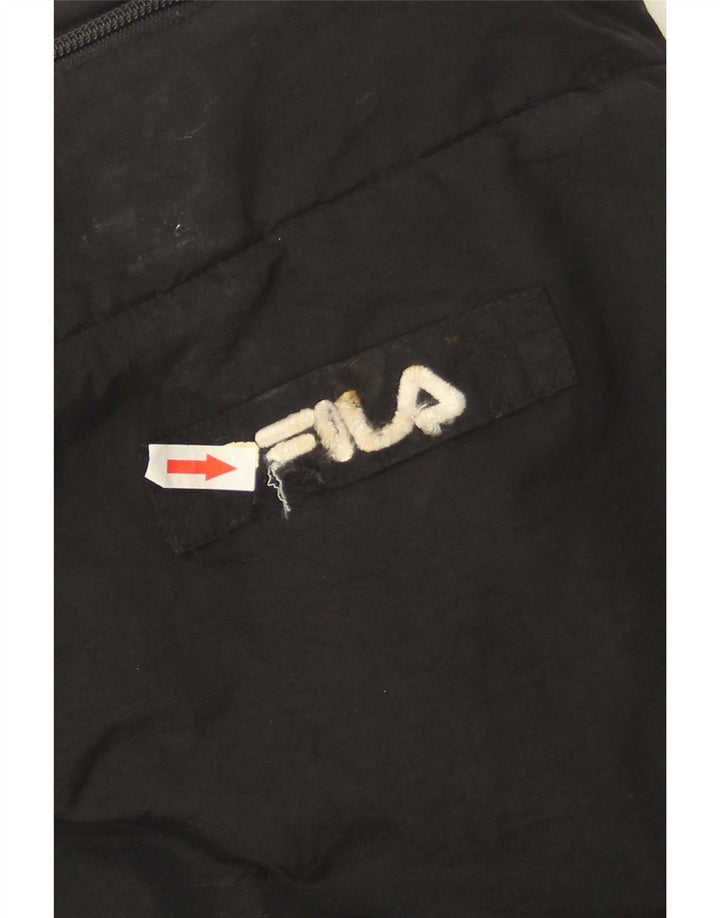 Мужская утепленная куртка Fila UK 40, большая, черная, полиамид