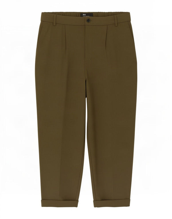 Женские капри с завышенной талией Zara, большие W30 L23, хаки