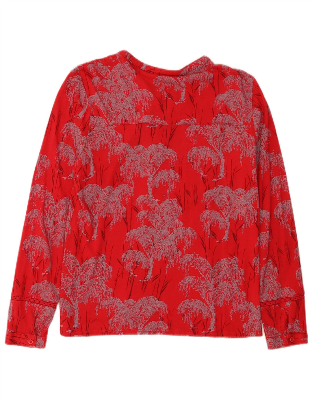 Женская блузка-рубашка White Stuff UK 8, маленькая красная цветочная блузка из модала