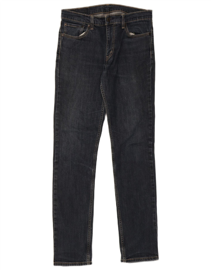Мужские джинсы Levi's 511 Slim W32 L34 Темно-синие, хлопок