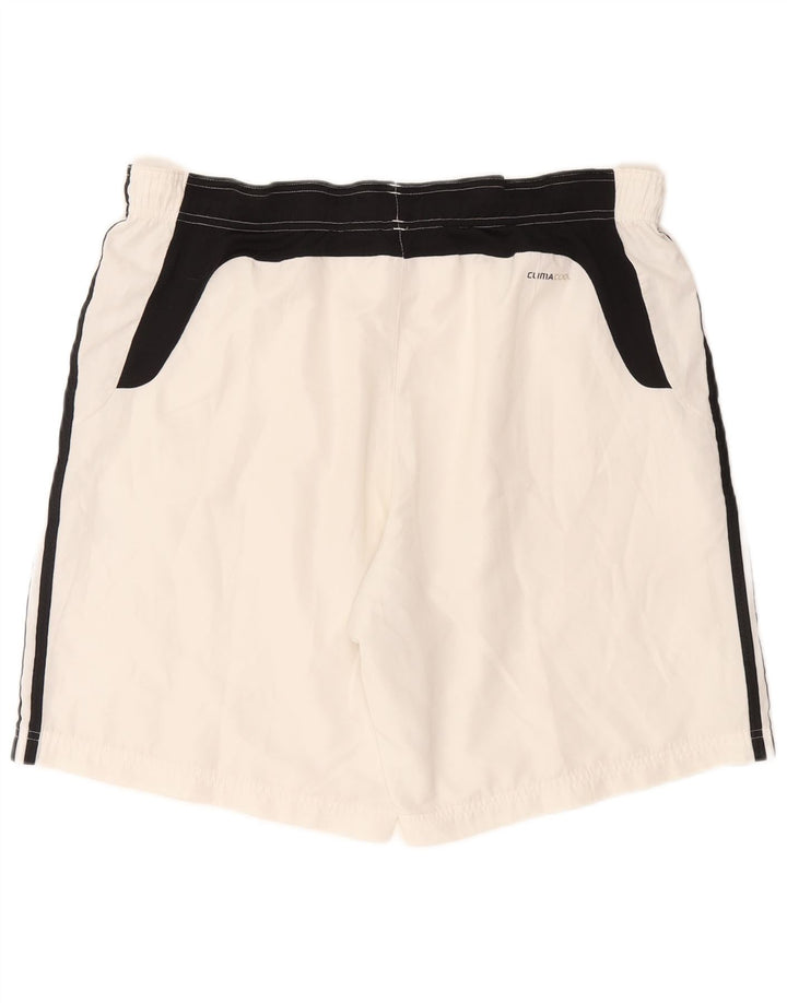 Мужские шорты для плавания Adidas Climacool, большие белые полиэстер с цветными блоками