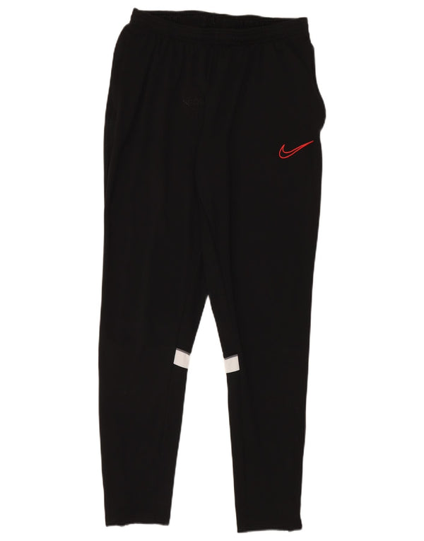 Мужские спортивные брюки Nike Dri Fit, большие черные полиэстер с цветными блоками