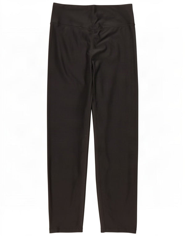 Женские леггинсы Nike Dri Fit UK 14, средний черный полиэстер