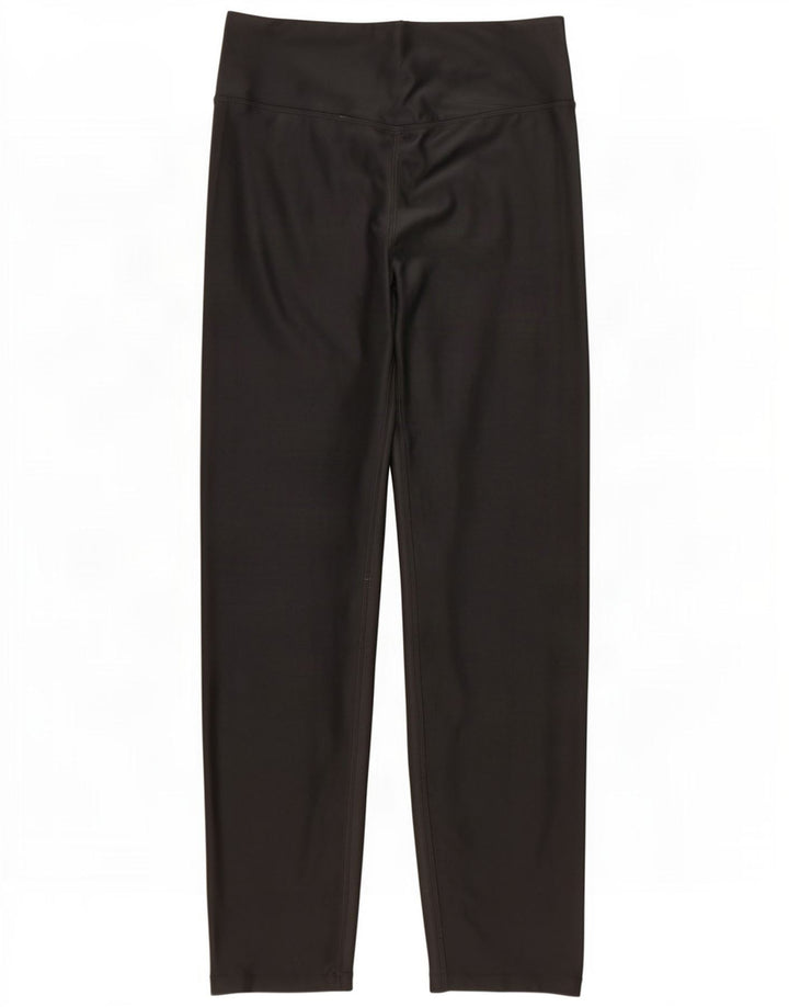 Женские леггинсы Nike Dri Fit UK 14, средний черный полиэстер