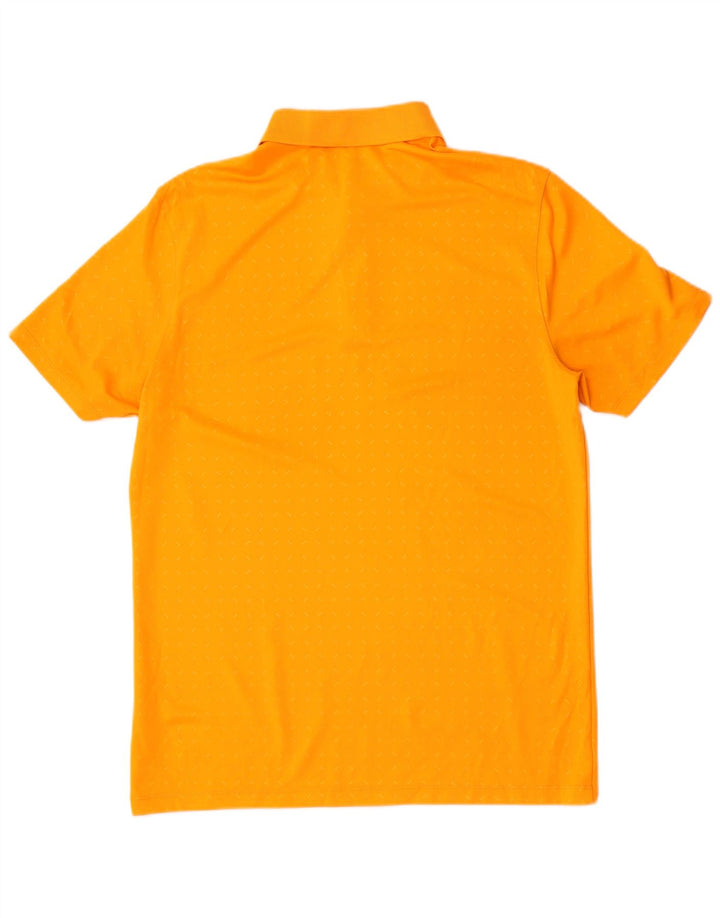 Мужская рубашка поло Nike Dri Fit стандартного кроя, средний оранжевый пятнистый полиэстер