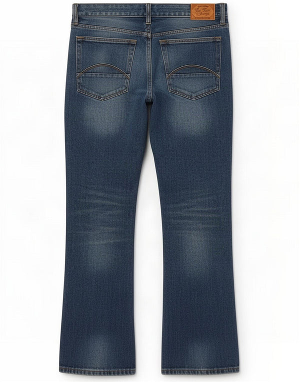 Мужские джинсы Bootcut W38 L32 Темно-синий хлопок