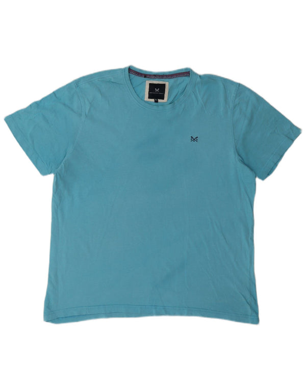 Crew Clothing Мужская футболка Top XL Синий Хлопок