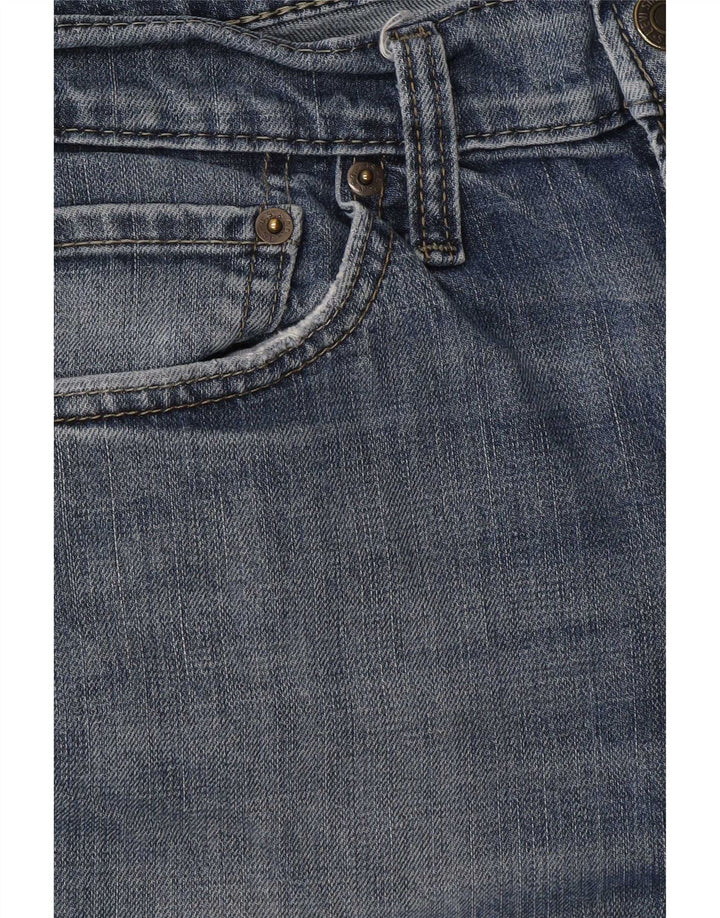 Женские узкие джинсы Levi's W32 L30 синие, хлопок