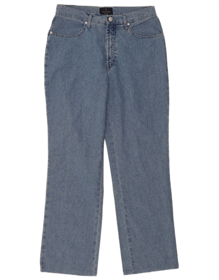 Женские прямые джинсы Trussardi W32 L30 синие, хлопок