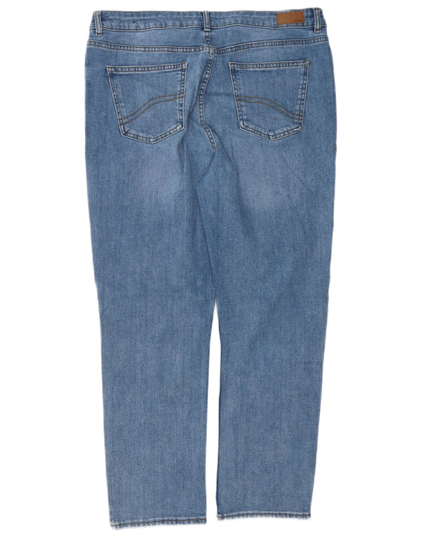 Женские прямые джинсы FAT FACE Chesham Girlfriend, Великобритания, 16, большие W36 L28, синие