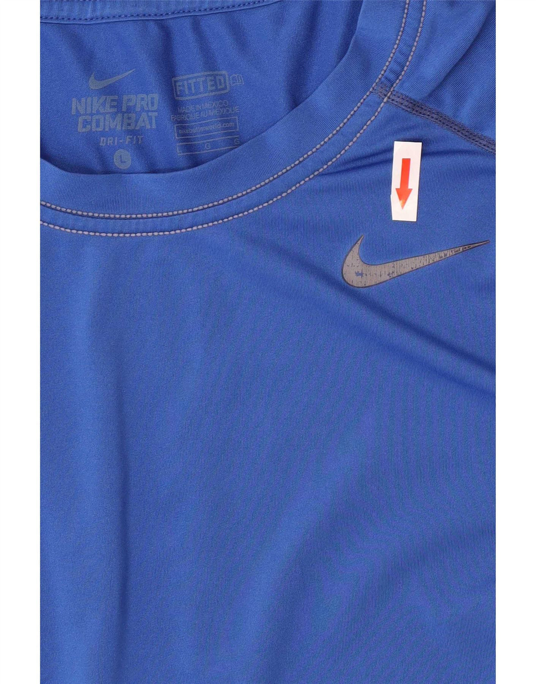Мужская футболка Nike Dri Fit, большой синий полиэстер