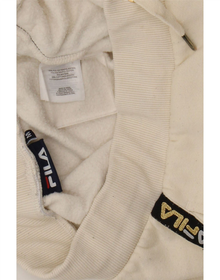Fila Женские спортивные брюки с графическим принтом, джоггеры UK 14, средний бежевый, полиэстер