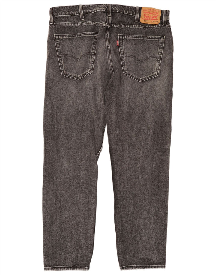 Мужские зауженные джинсы Levi's 502 W38 L32 Серые хлопковые