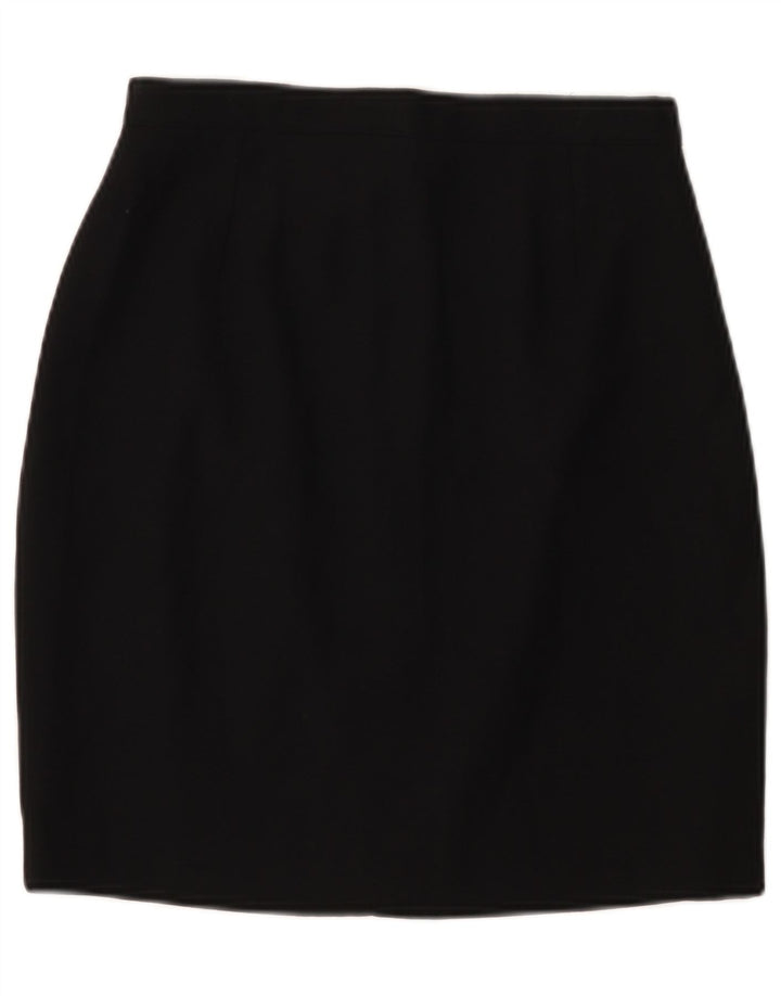 Женская юбка-карандаш Kenzo IT 40 Small W26 Черная шерсть
