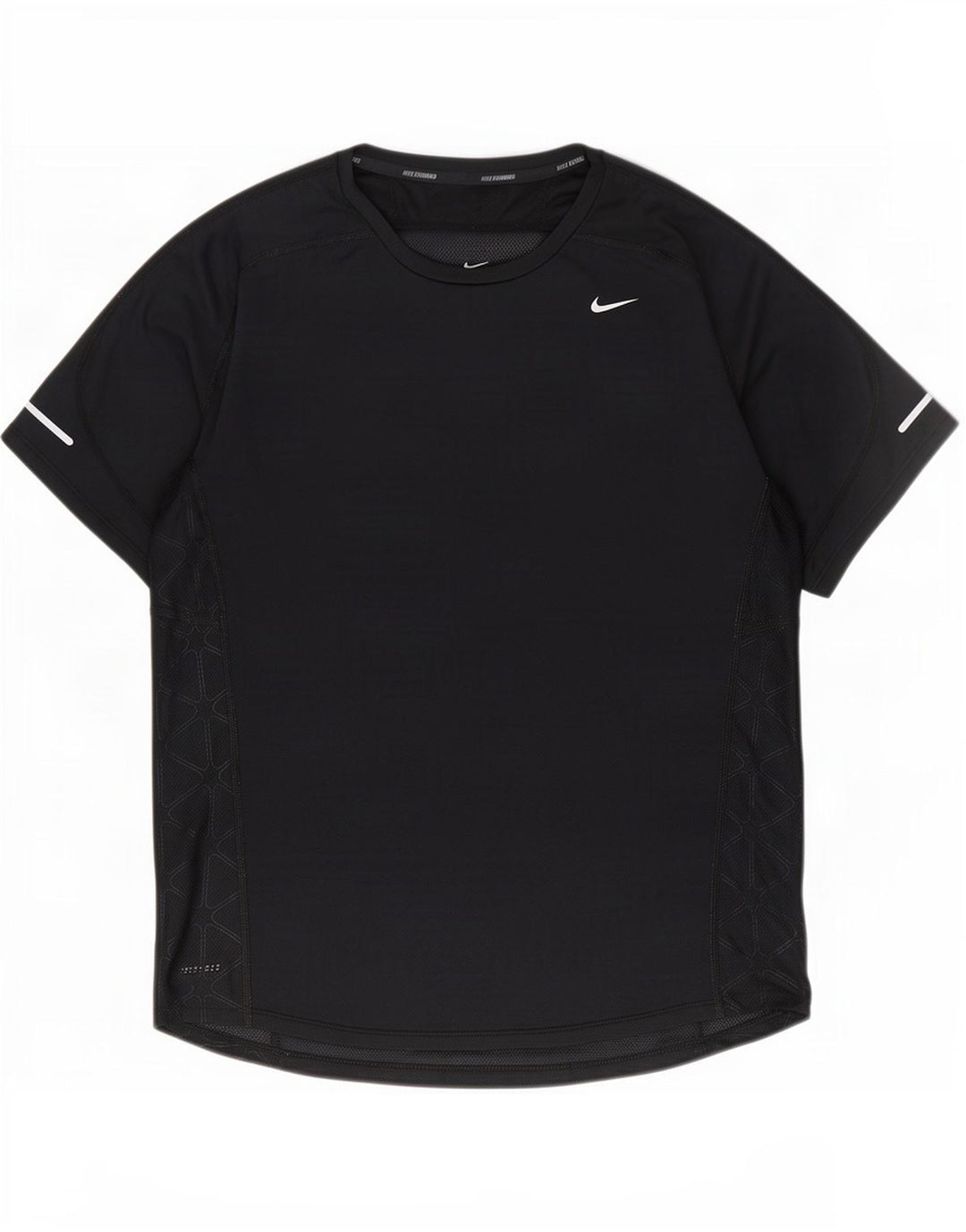 Мужская футболка Nike Dri Fit, средний черный полиэстер