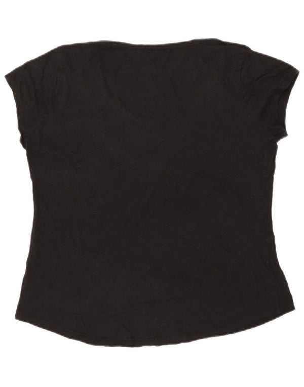 Женская футболка Polo Ralph Lauren Top UK 16, большая черная