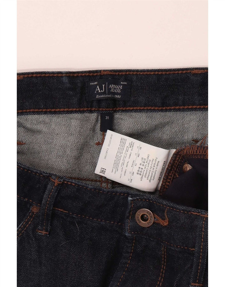 Мужские джинсы Armani Slim W31 L33 Темно-синие, хлопок