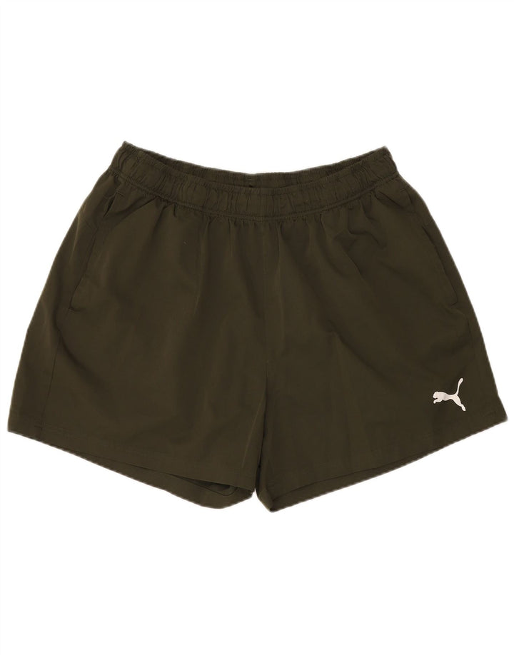Мужские спортивные шорты Puma 2XL хаки из полиэстера