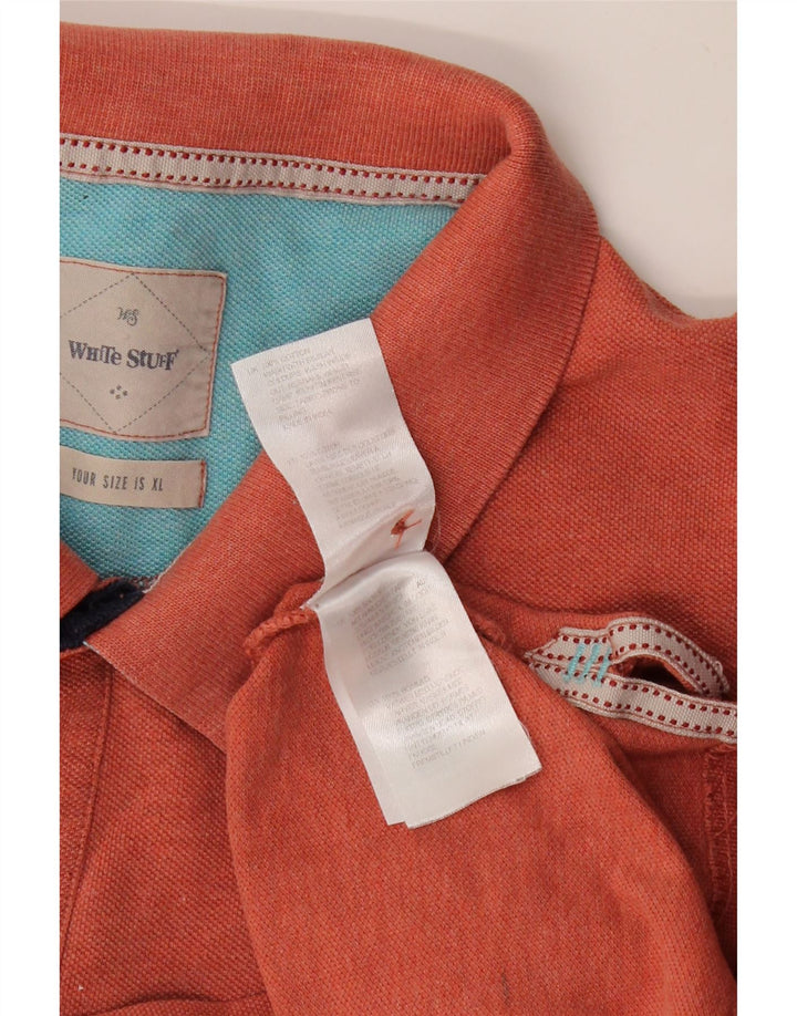 Мужская рубашка-поло WHITE STUFF XL темно-бордовая, хлопок