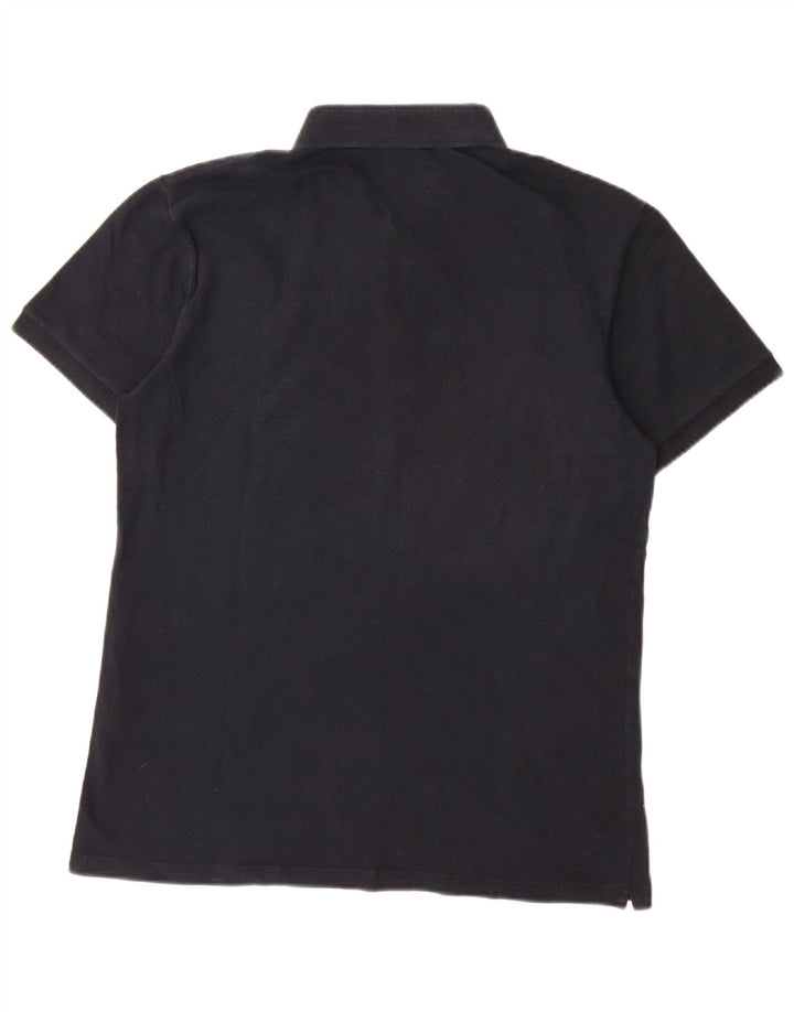 Мужская рубашка-поло Fred Perry, темно-синяя, хлопковая