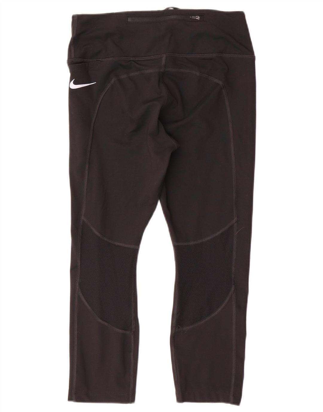 Женские леггинсы-капри Nike Dri Fit UK 14, средний черный, полиэстер