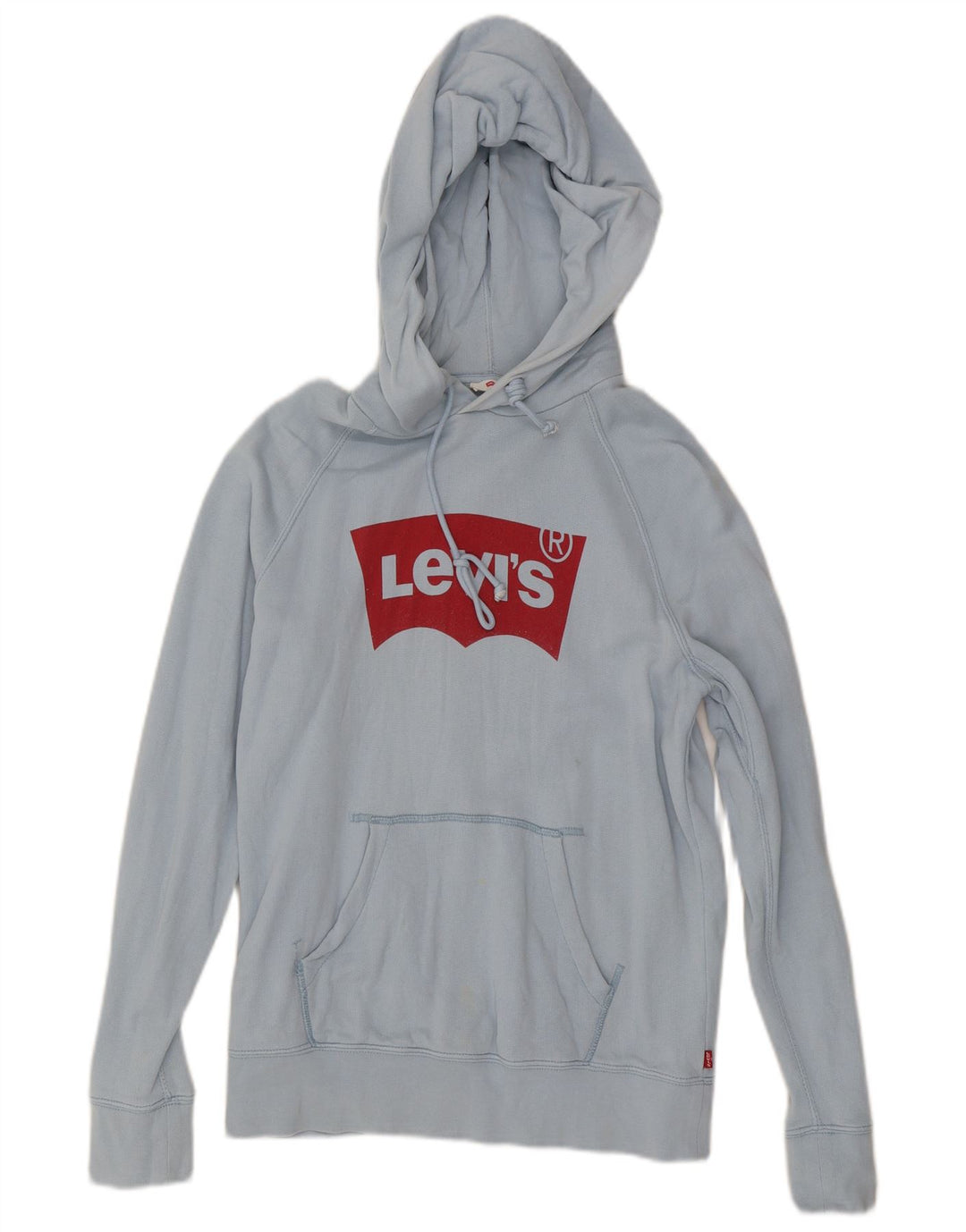 Мужской джемпер с капюшоном с рисунком Levi's XS синий