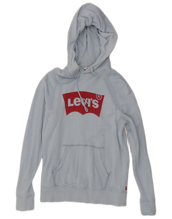 Levi's Mens Graphic Hoodie Jumper XS Blue