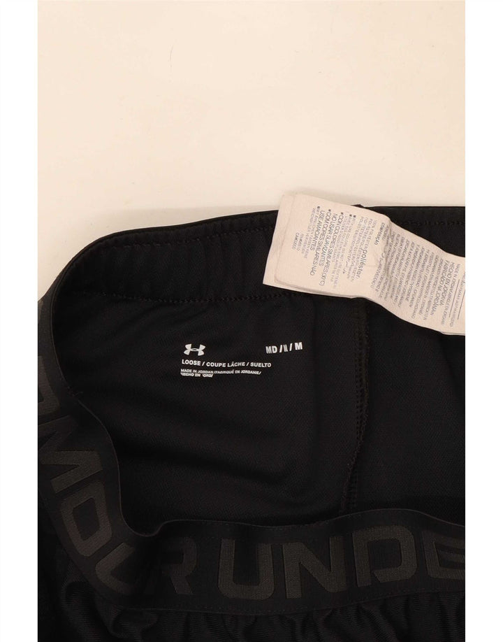 Мужские спортивные шорты с рисунком Under Armour, средний черный, полиэстер